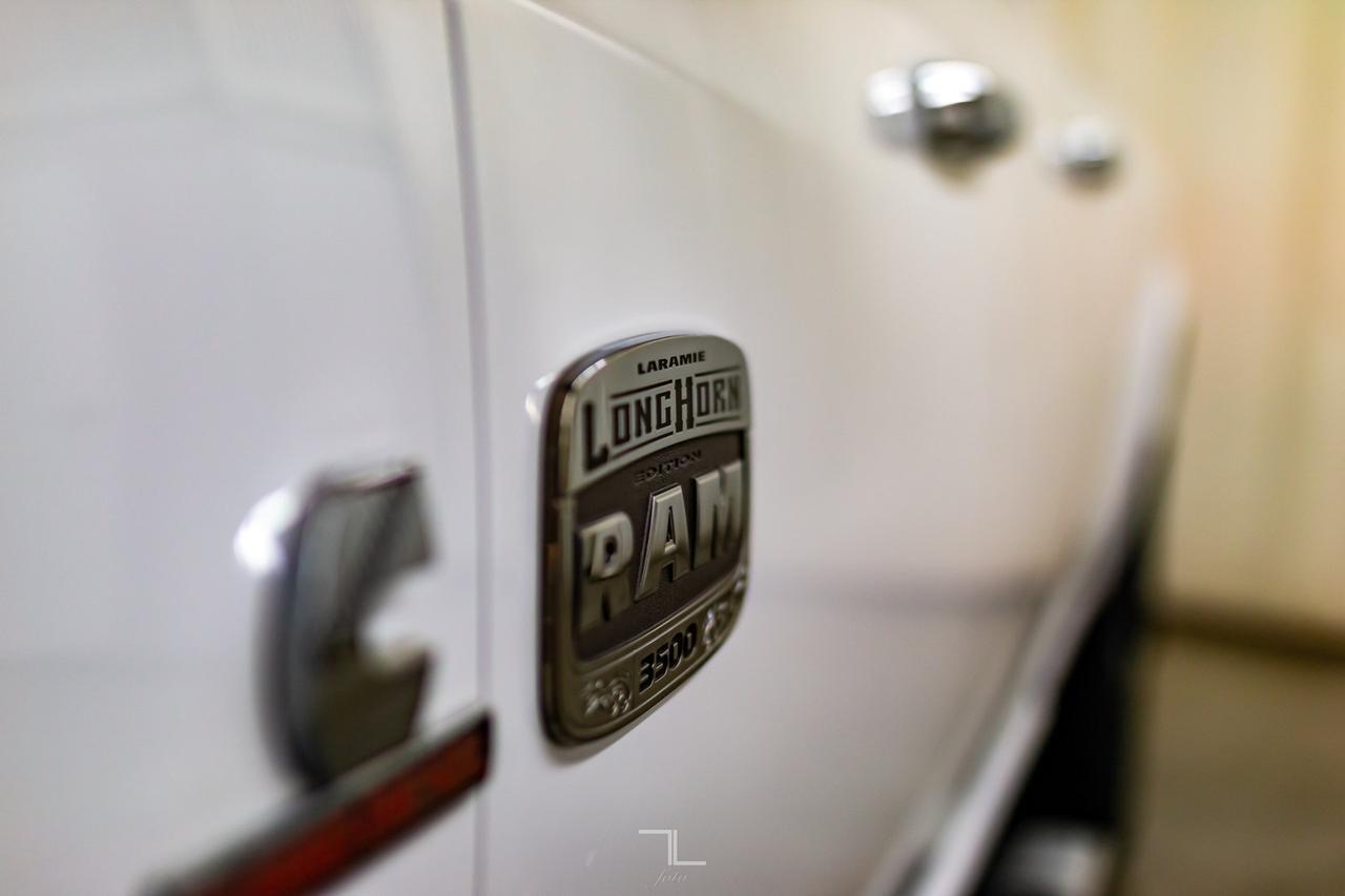2018 Ram 3500 4x4 Crew Cab Longhorn Longbox Leather Nav BCam Red Deer AB