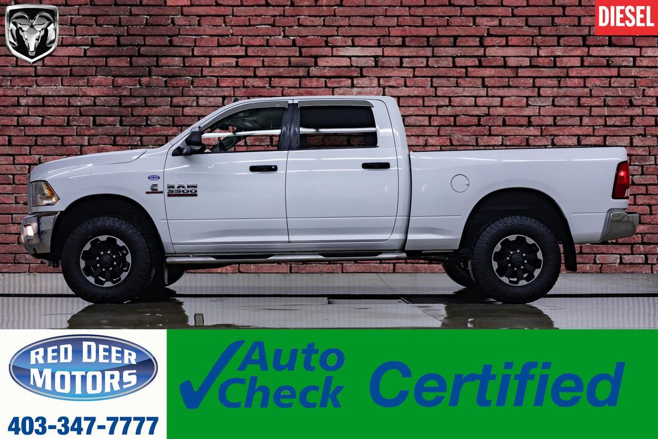 2018 Ram 3500 4x4 Crew Cab SLT Diesel Nav BCam Red Deer AB
