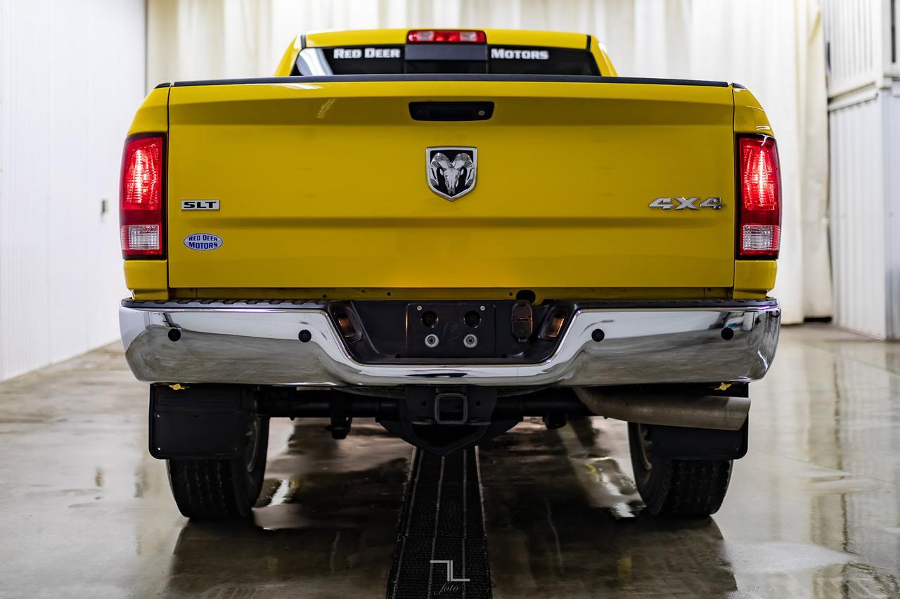 2018 Ram 3500 4x4 Crew Cab SLT Diesel Roof BCam Red Deer AB