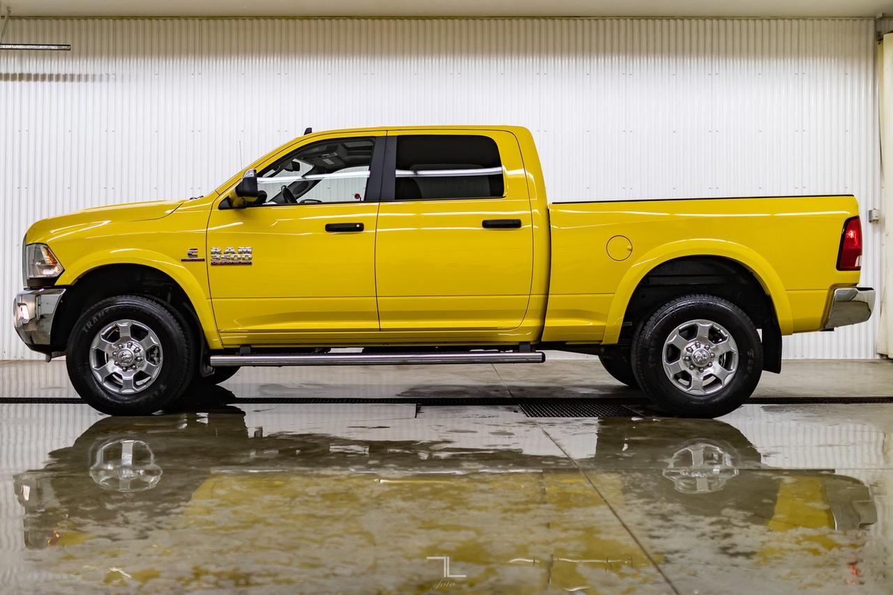 2018 Ram 3500 4x4 Crew Cab SLT Diesel Roof BCam Red Deer AB