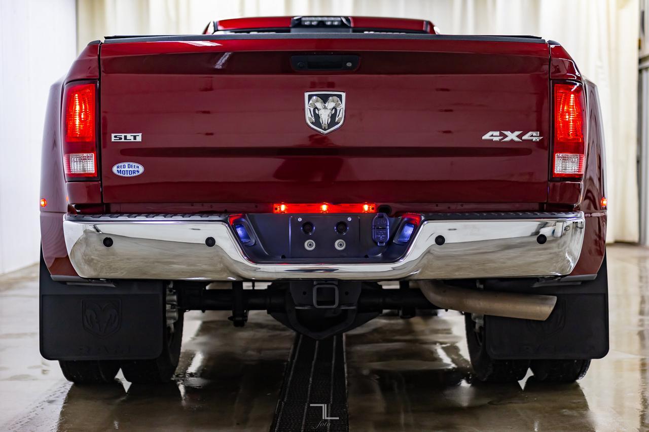 2018 Ram 3500 4x4 Crew Cab SLT Dually Diesel BCam Red Deer AB