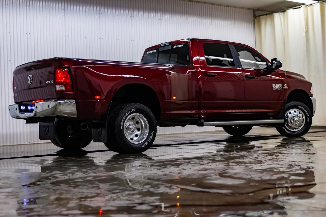 2018 Ram 3500 4x4 Crew Cab SLT Dually Diesel BCam Red Deer AB