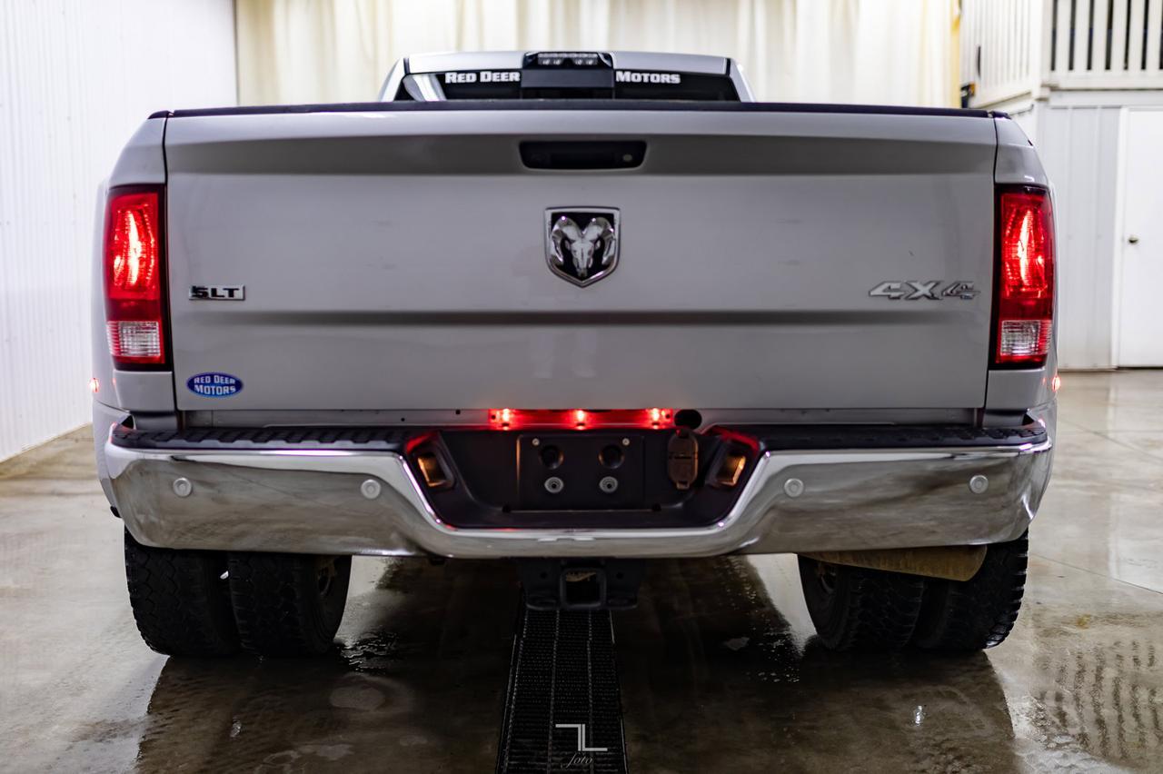 2018 Ram 3500 4x4 Crew Cab SLT Dually Diesel BCam Red Deer AB