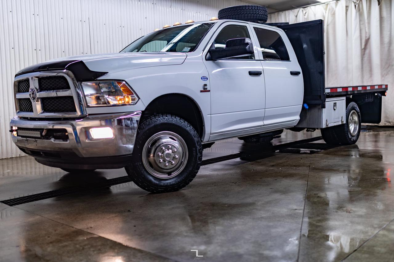 2018 Ram 3500 4x4 Crew Cab ST Deck Diesel AISIN BCam Red Deer AB