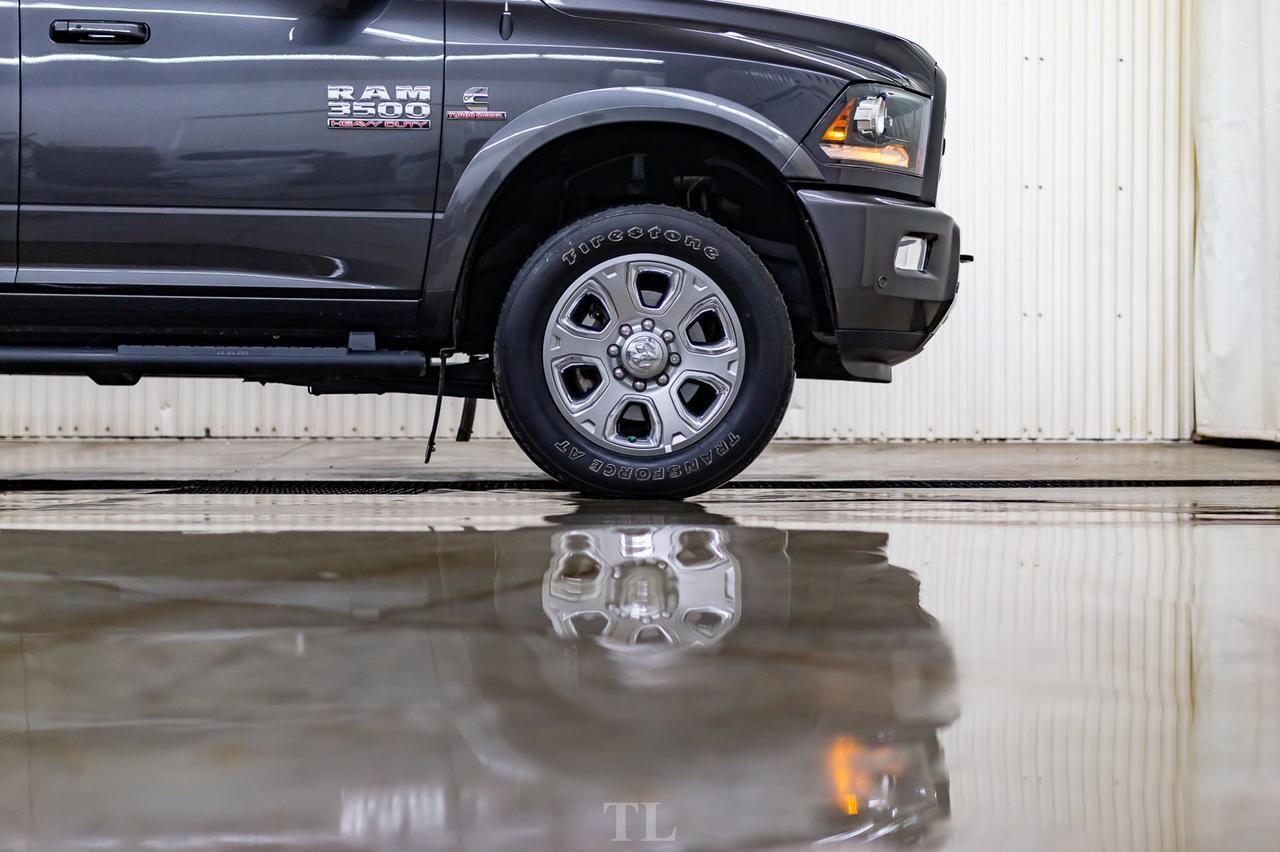 2018 Ram 3500 4x4 Mega Cab Laramie Diesel AISIN Leather Roof Nav BCam Red Deer AB