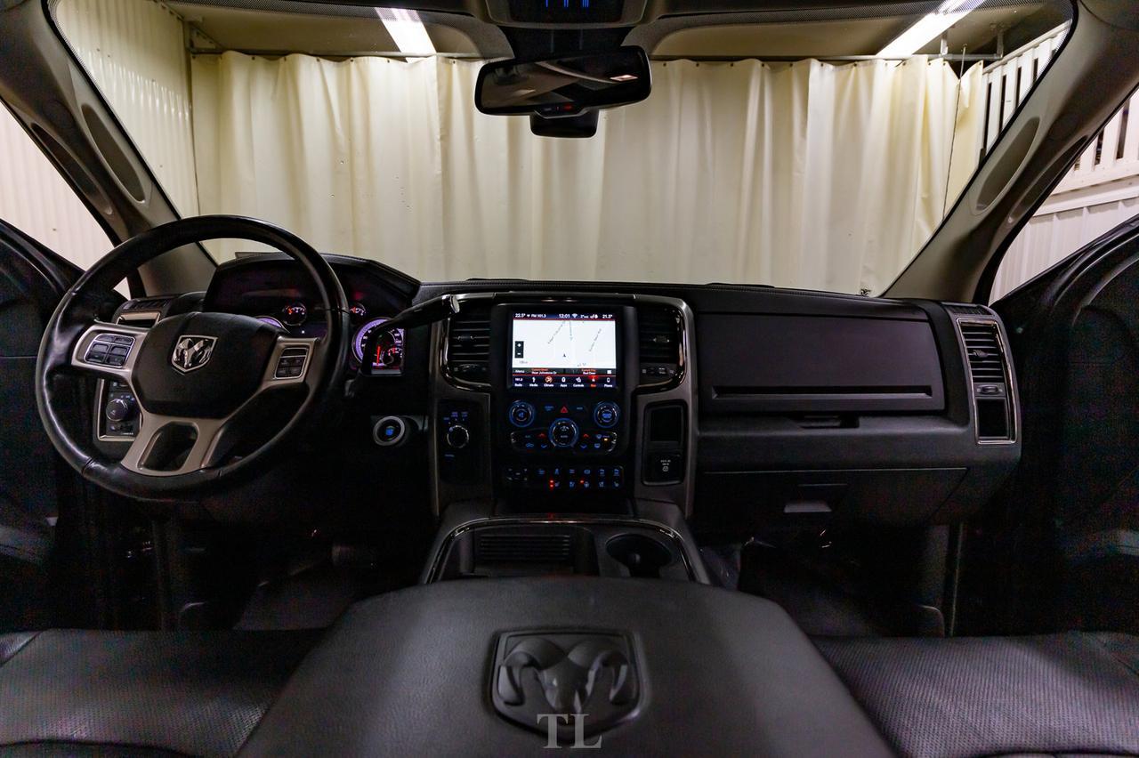 2018 Ram 3500 4x4 Mega Cab Laramie Diesel AISIN Leather Roof Nav BCam Red Deer AB