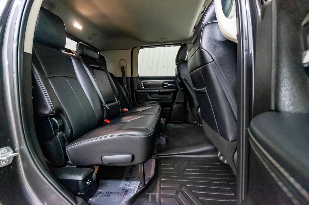 2018 Ram 3500 4x4 Mega Cab Laramie Diesel AISIN Leather Roof Nav BCam Red Deer AB