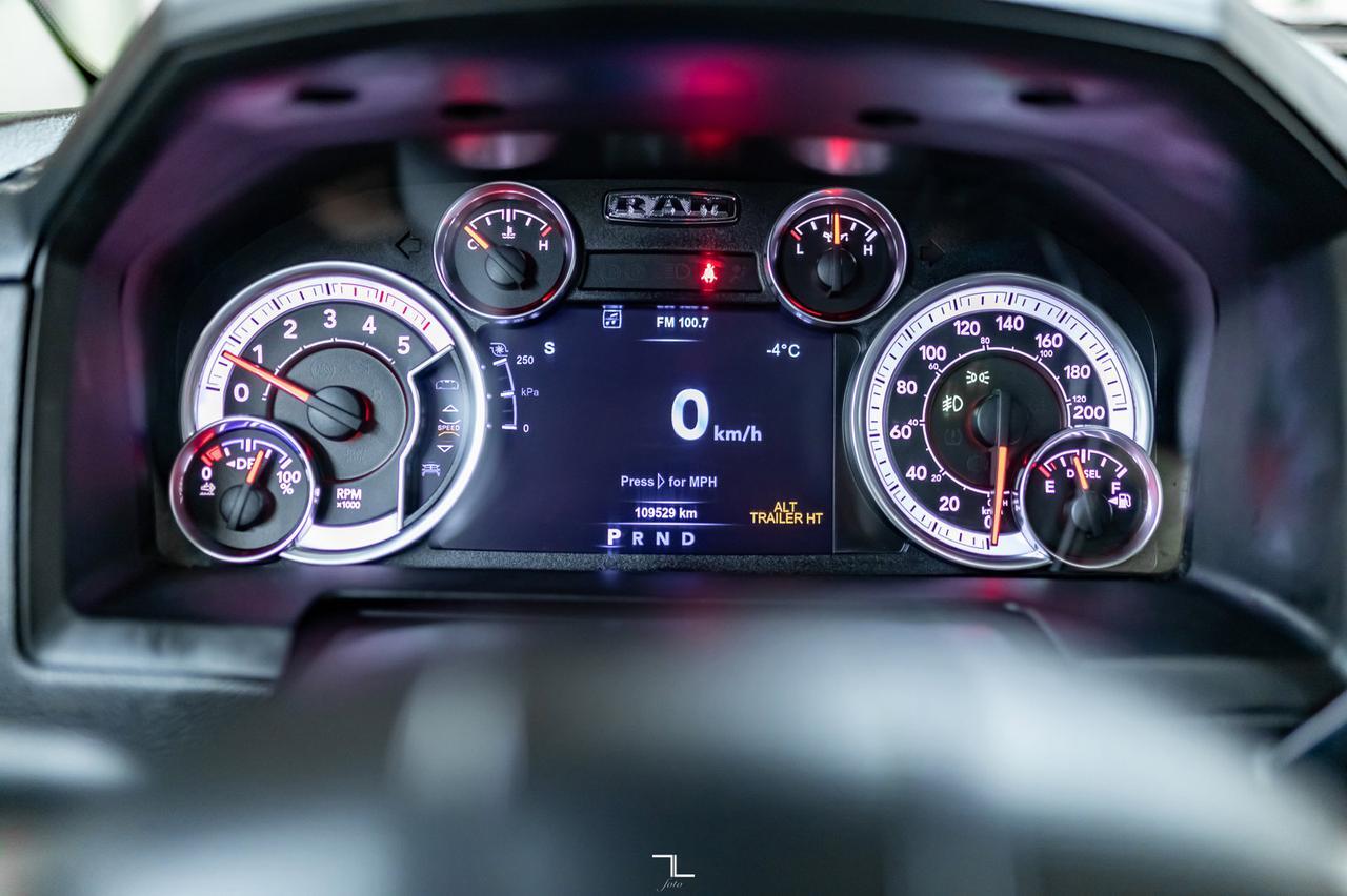 2018 Ram 3500 4x4 Mega Cab Laramie Diesel Leather Roof BCam Red Deer AB