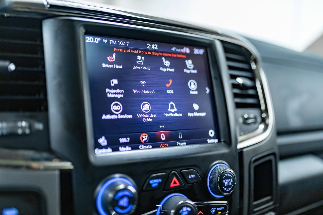 2018 Ram 3500 4x4 Mega Cab Laramie Diesel Leather Roof BCam Red Deer AB