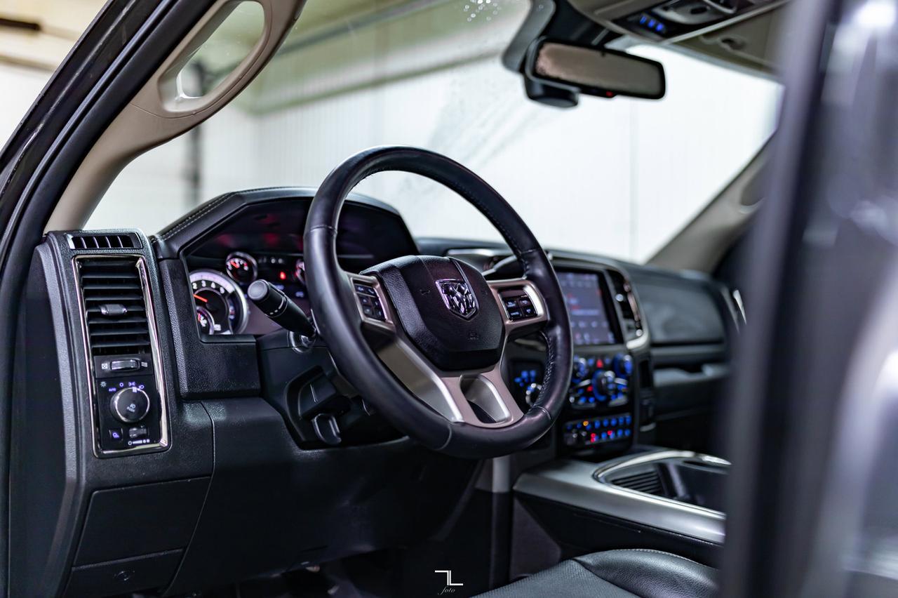 2018 Ram 3500 4x4 Mega Cab Laramie Diesel Leather Roof BCam Red Deer AB