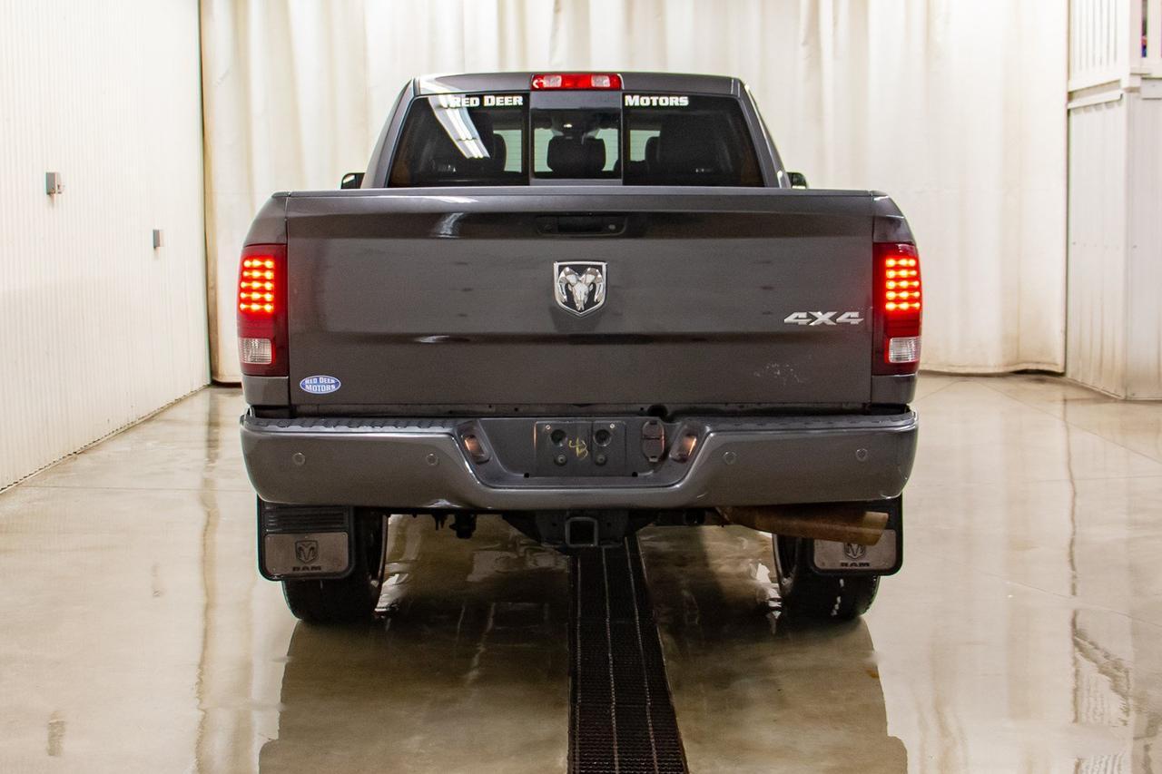 2018 Ram 3500 4x4 Mega Cab Laramie Diesel Leather Roof Nav Red Deer AB