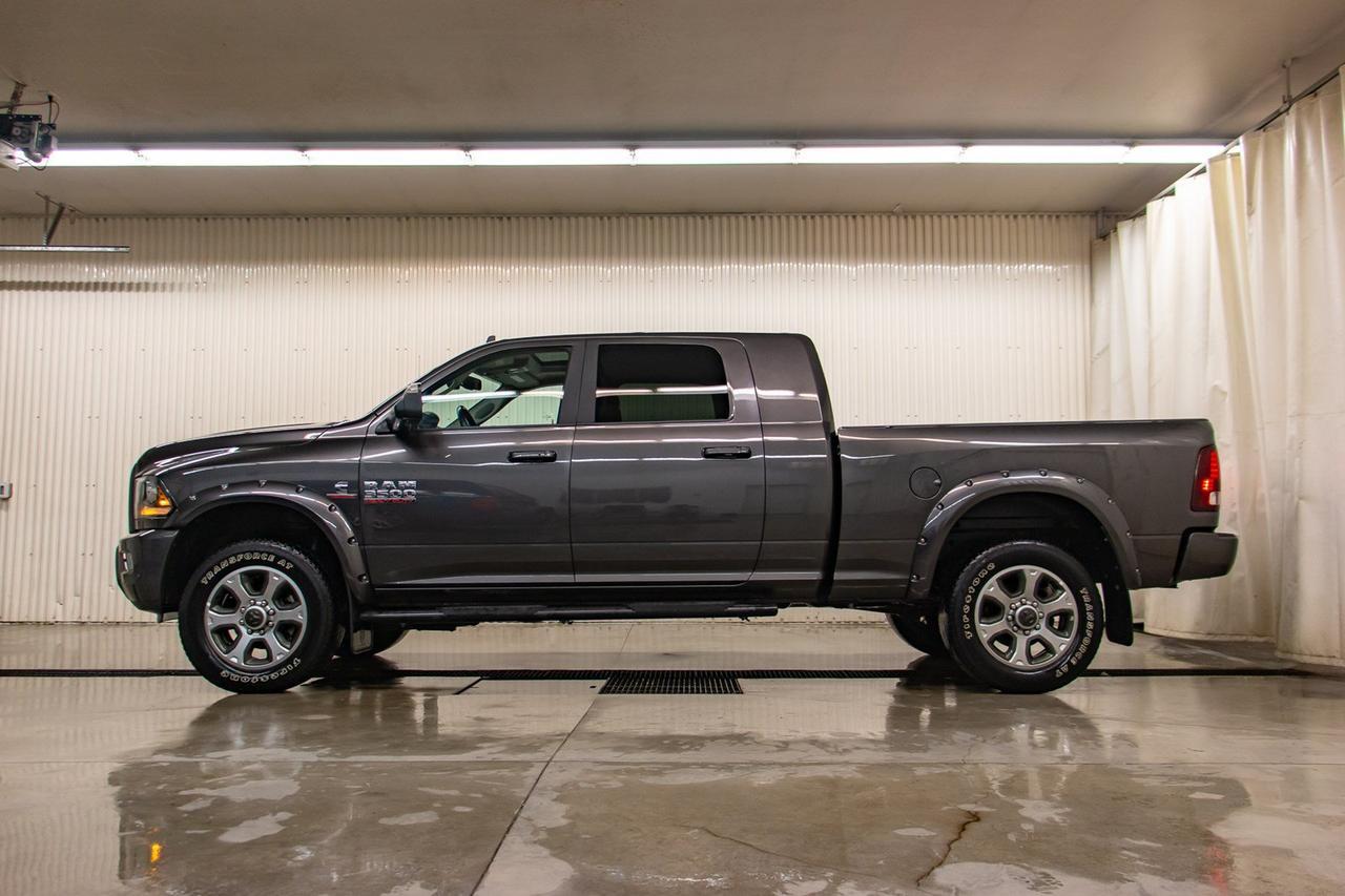 2018 Ram 3500 4x4 Mega Cab Laramie Diesel Leather Roof Nav Red Deer AB