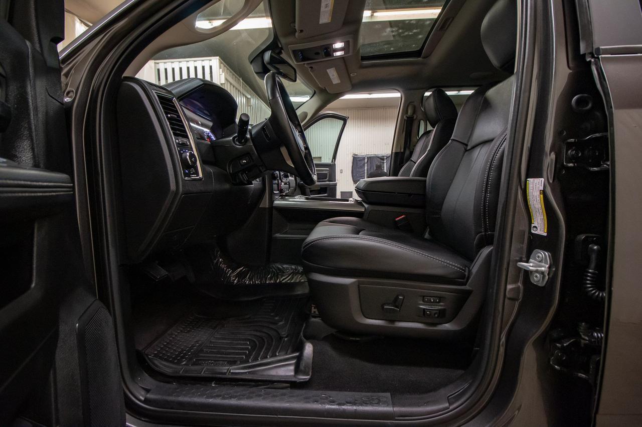 2018 Ram 3500 4x4 Mega Cab Laramie Diesel Leather Roof Nav Red Deer AB