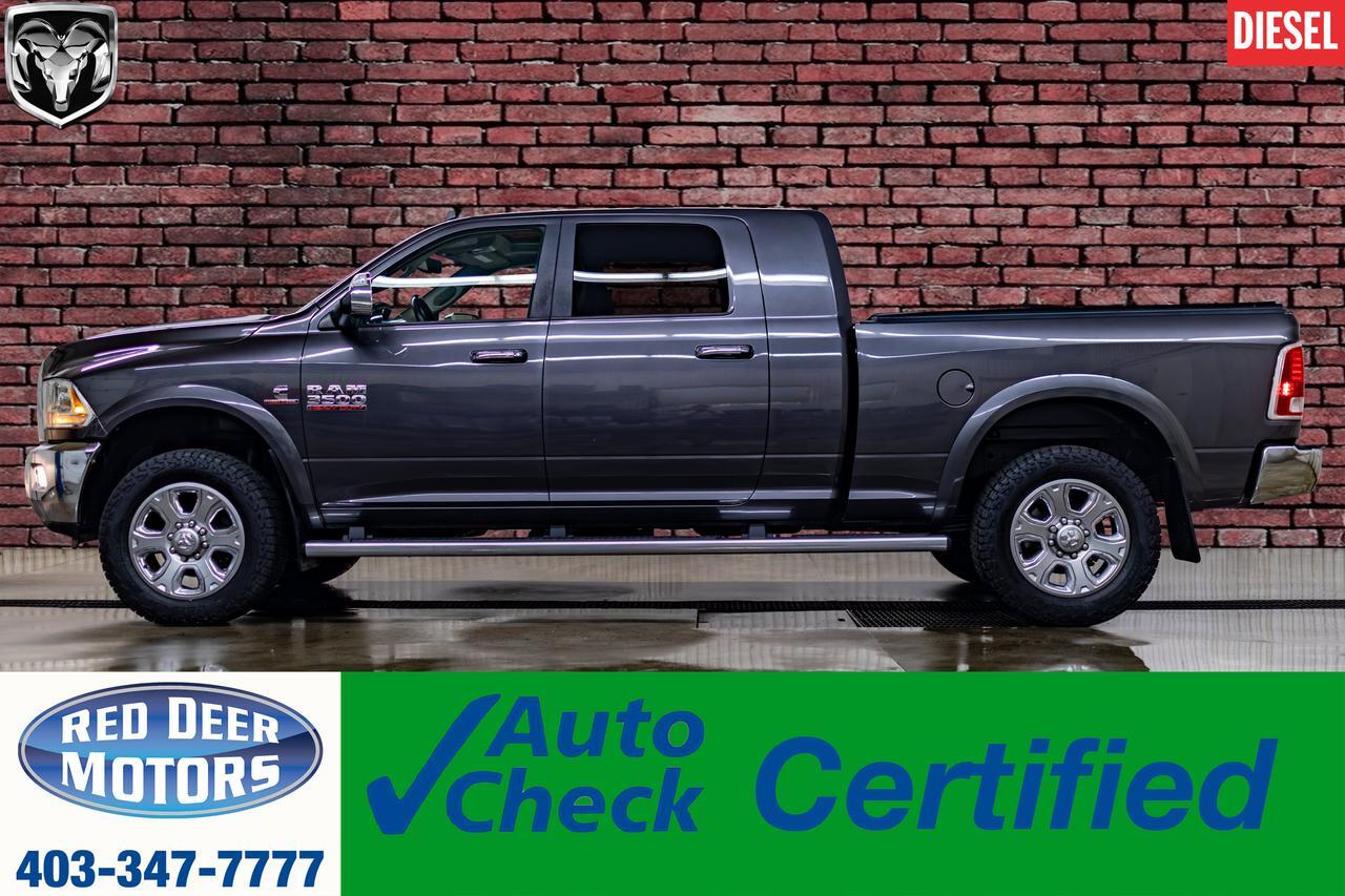 2018 Ram 3500 4x4 Mega Cab Laramie Diesel Leather Roof Nav