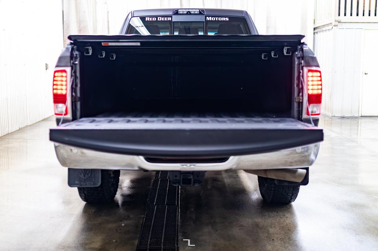 2018 Ram 3500 4x4 Mega Cab Laramie Diesel Leather Roof Nav Red Deer AB