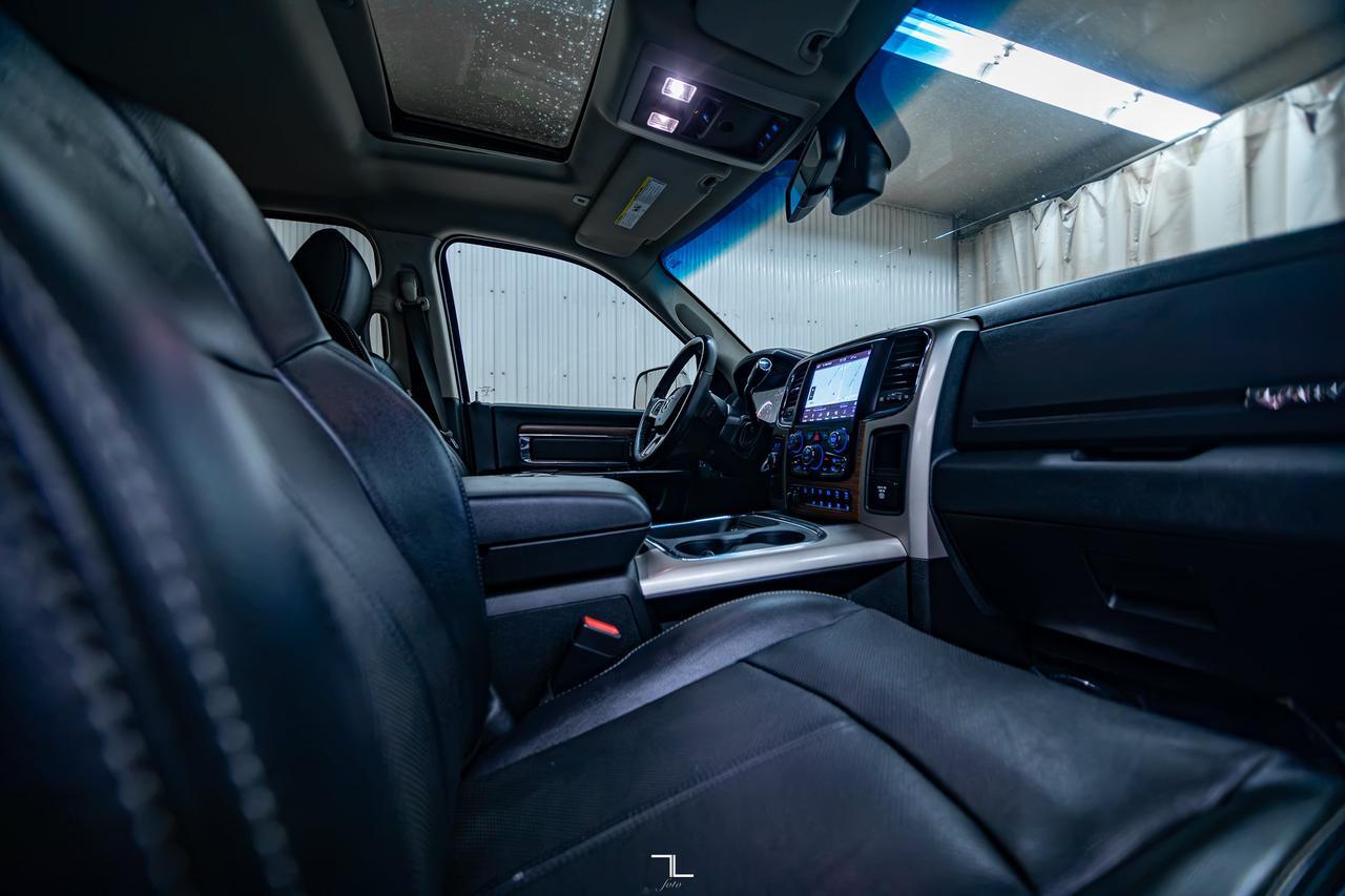 2018 Ram 3500 4x4 Mega Cab Laramie Diesel Leather Roof Nav Red Deer AB