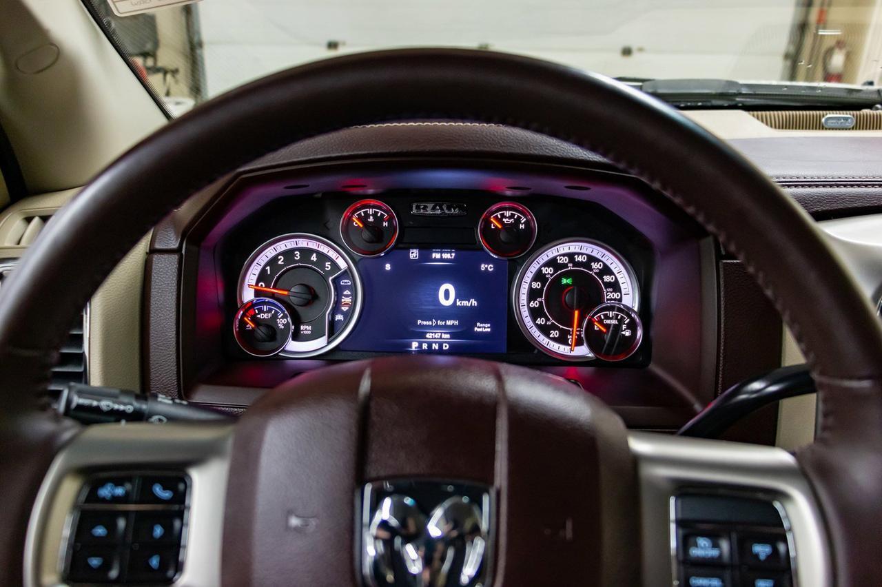 2018 Ram 3500 4x4 Mega Cab Laramie Dually Diesel AISIN Red Deer AB