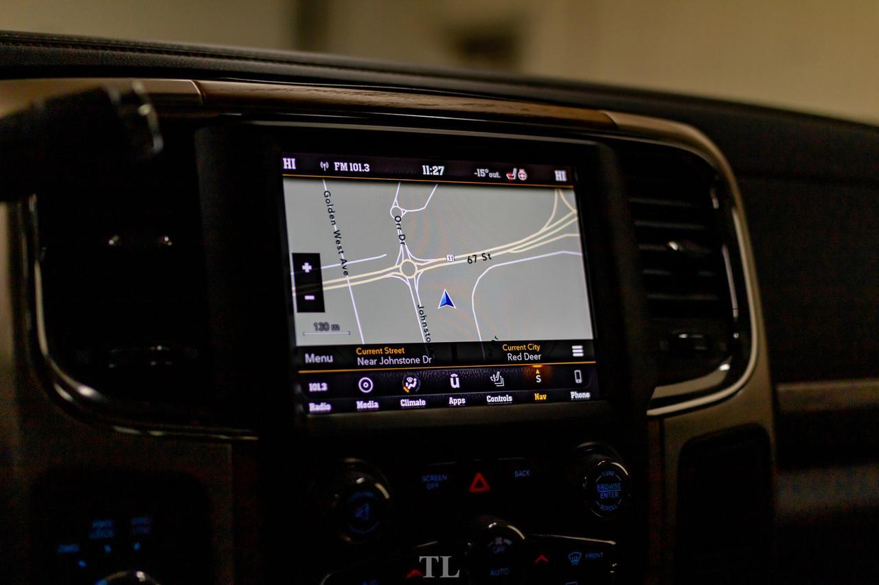 2018 Ram 3500 4x4 Mega Cab Longhorn Dually Diesel AISIN Leather Roof Nav Red Deer AB