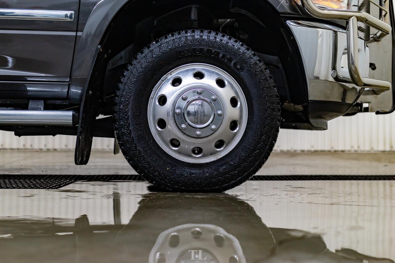 2018 Ram 3500 4x4 Mega Cab Longhorn Dually Diesel AISIN Leather Roof Nav Red Deer AB