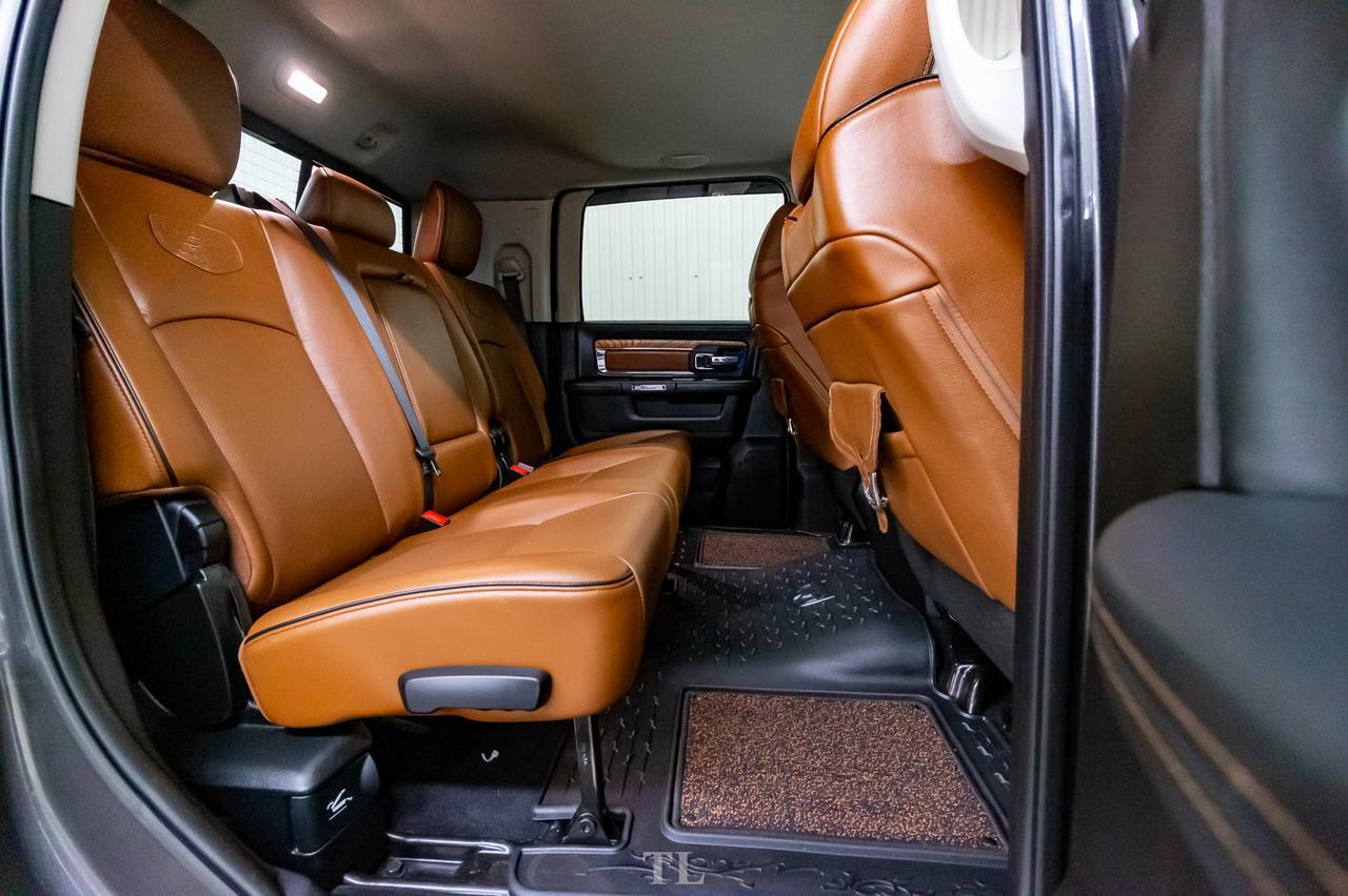 2018 Ram 3500 4x4 Mega Cab Longhorn Dually Diesel AISIN Leather Roof Nav Red Deer AB