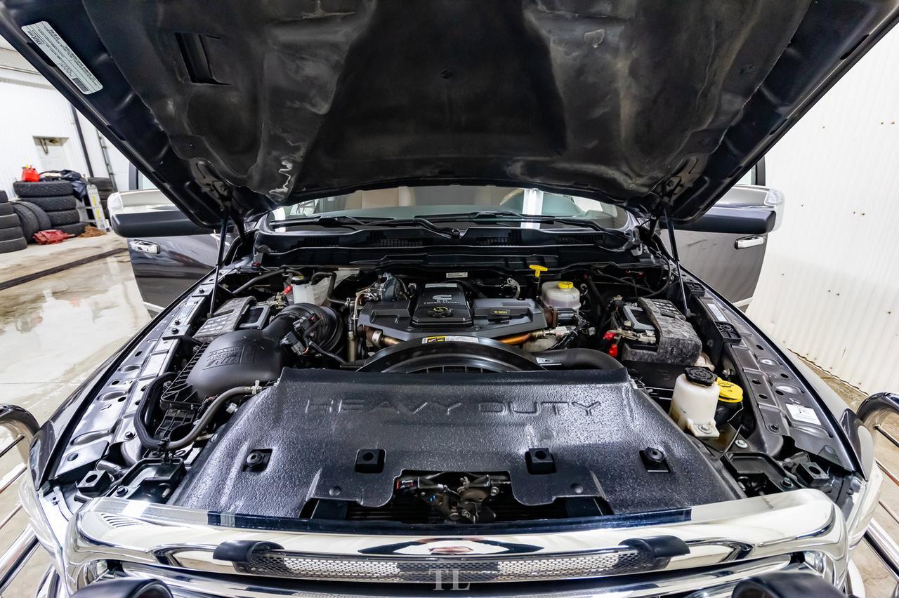 2018 Ram 3500 4x4 Mega Cab Longhorn Dually Diesel AISIN Leather Roof Nav Red Deer AB