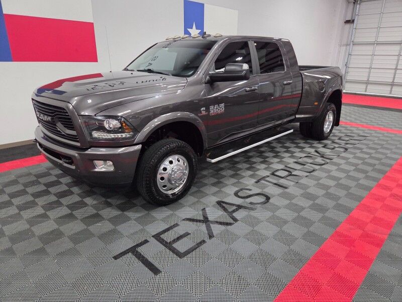 2018 Ram 3500 Laramie 4WD Sport Mega Cab Dually 6.7L Diesel GPS Camera FREE WARRANTY Arlington TX