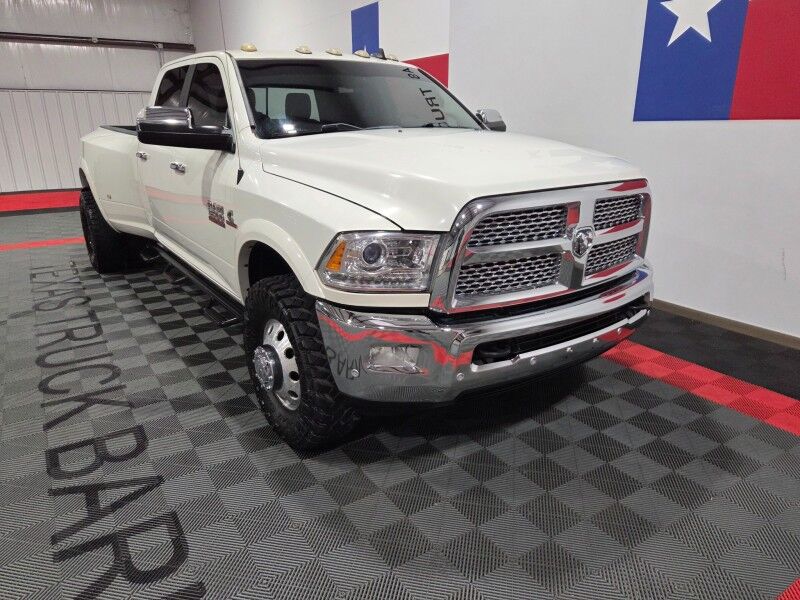 2018 Ram 3500 Laramie Dually 6.7L Diesel GPS Nav Gooseneck 35in Tires FREE WARRANTY Arlington TX
