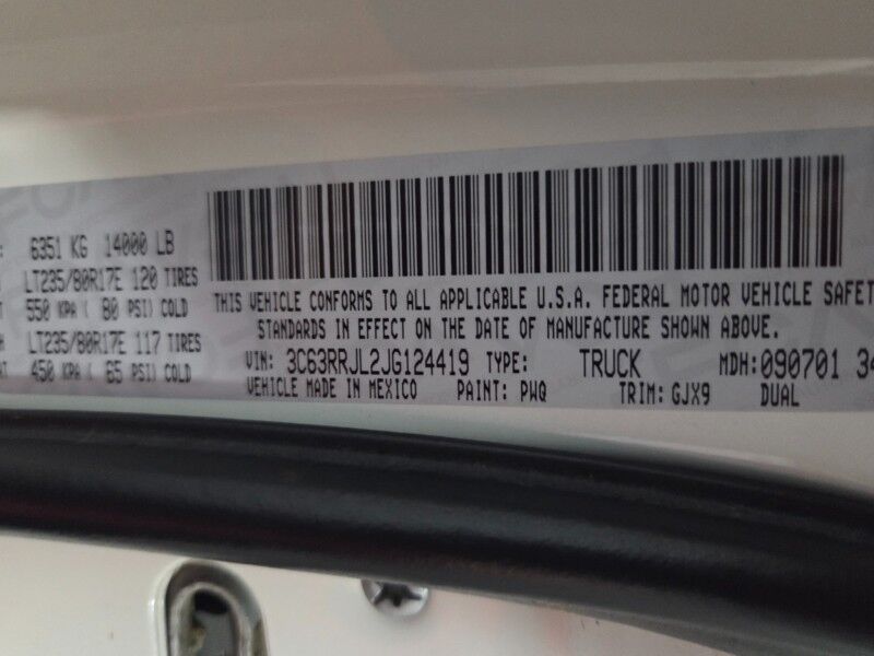 2018 Ram 3500 Laramie Dually 6.7L Diesel GPS Nav Gooseneck 35in Tires FREE WARRANTY Arlington TX