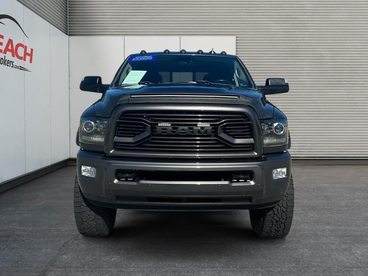 2018 Ram 3500 Laramie, HEATED/VENTILATED SEATS, HEATED REAR SEATS, TONNEAU COVER, APPLE CARPLAY/ANDROID AUTO, BACKUP CAMERA, POWER FOLDING MIRRIRS, HEATED REAR SEATS, SUNROOF, TOW PACKAGE, RUNNING BOARDS, TOW HOOKS, BED LINER, POWER SLIDING REAR WINDOW, CLEAN CARF