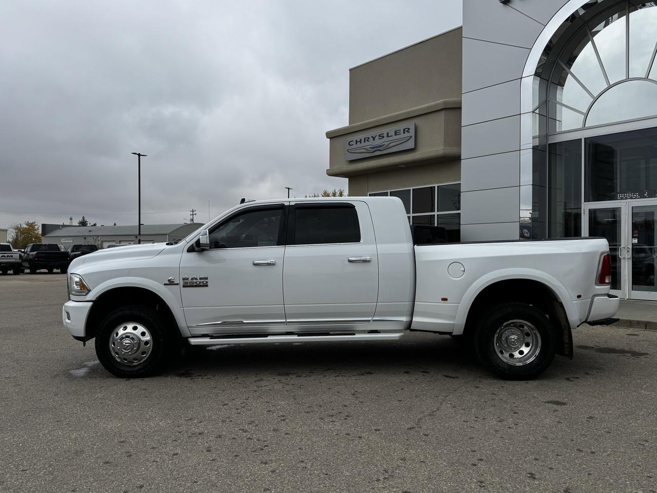 2018 Ram 3500 Limited Mega Cab Dually 4x4 | Cummins Diesel | Heated Vented Seats | Power Sunroof Redwater AB