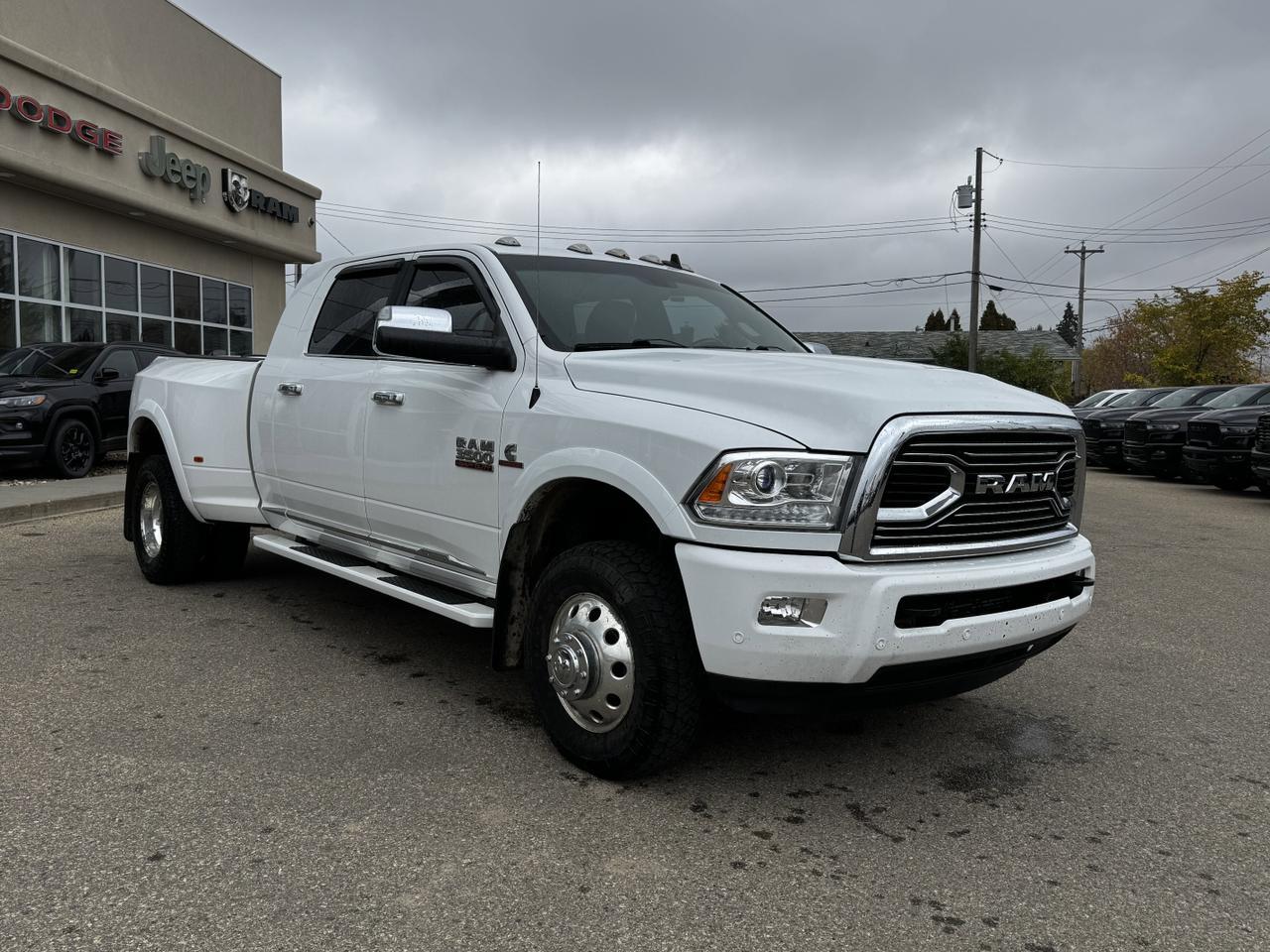 2018 Ram 3500 Limited Mega Cab Dually 4x4 | Cummins Diesel | Heated Vented Seats | Power Sunroof Redwater AB