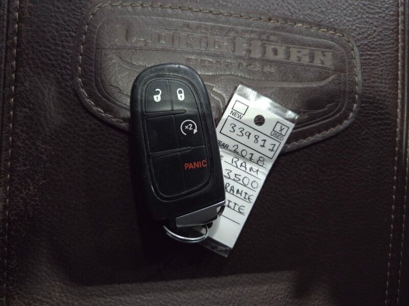 2018 Ram 3500 Longhorn 4WD Dually 6.7L Diesel AISIN Trans GPS Nav Camera New Tires FREE WARRANTY Arlington TX