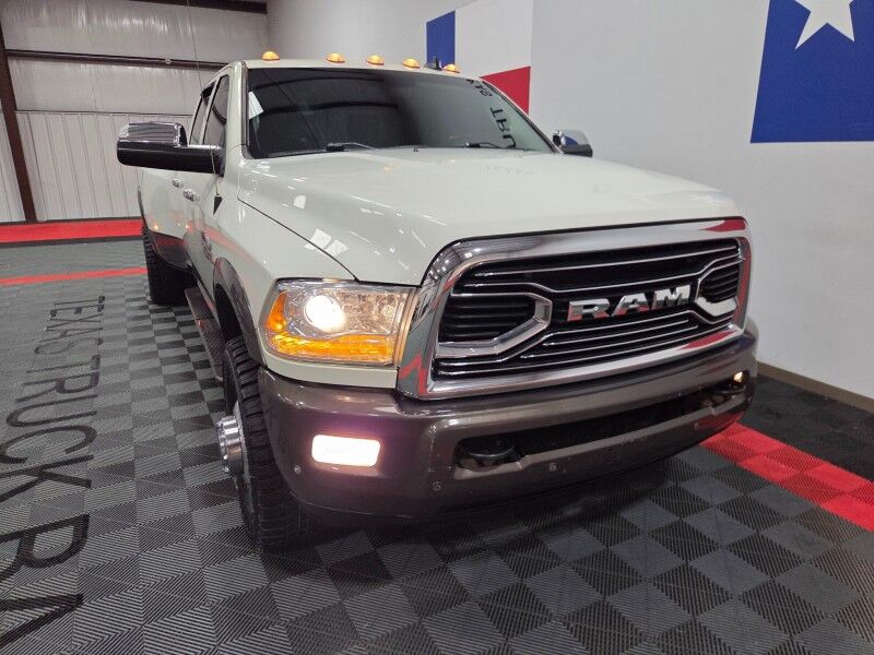 2018 Ram 3500 Longhorn 4WD Dually 6.7L Diesel AISIN Trans GPS Nav Camera New Tires FREE WARRANTY Arlington TX