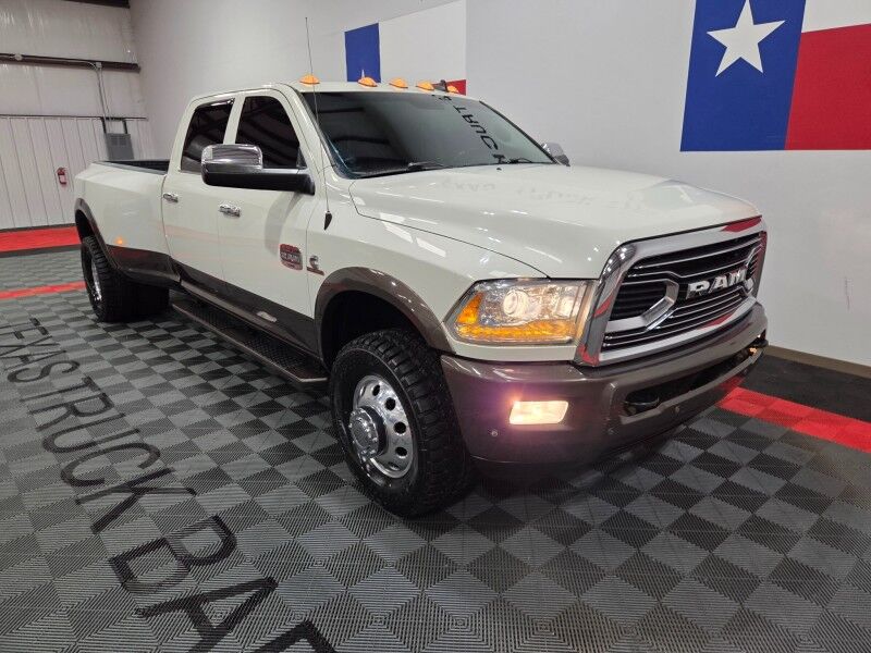 2018 Ram 3500 Longhorn 4WD Dually 6.7L Diesel AISIN Trans GPS Nav Camera New Tires FREE WARRANTY Arlington TX