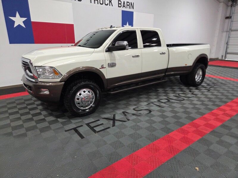 2018 Ram 3500 Longhorn 4WD Dually 6.7L Diesel AISIN Trans GPS Nav Camera New Tires FREE WARRANTY Arlington TX