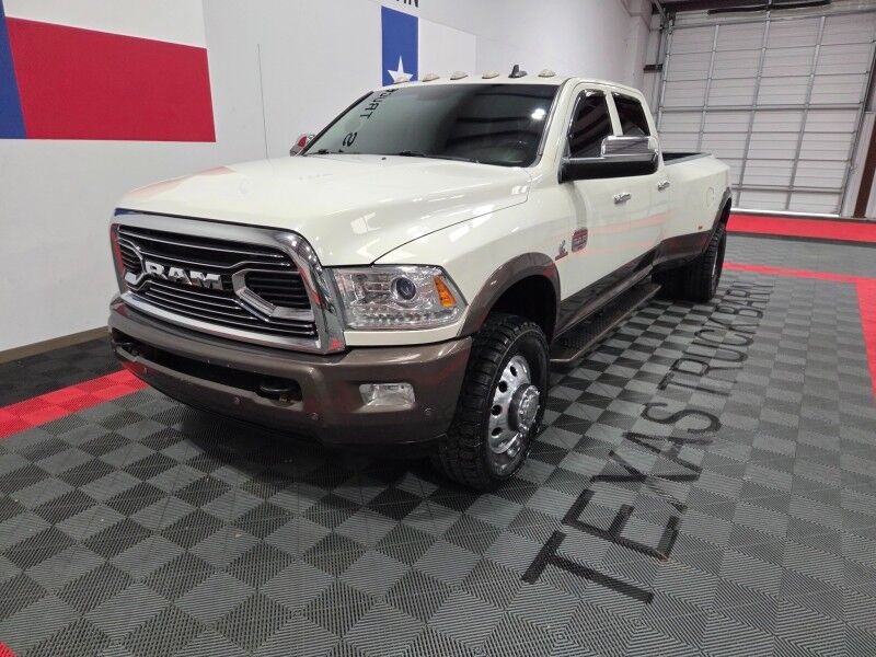 2018 Ram 3500 Longhorn 4WD Dually 6.7L Diesel AISIN Trans GPS Nav Camera New Tires FREE WARRANTY Arlington TX