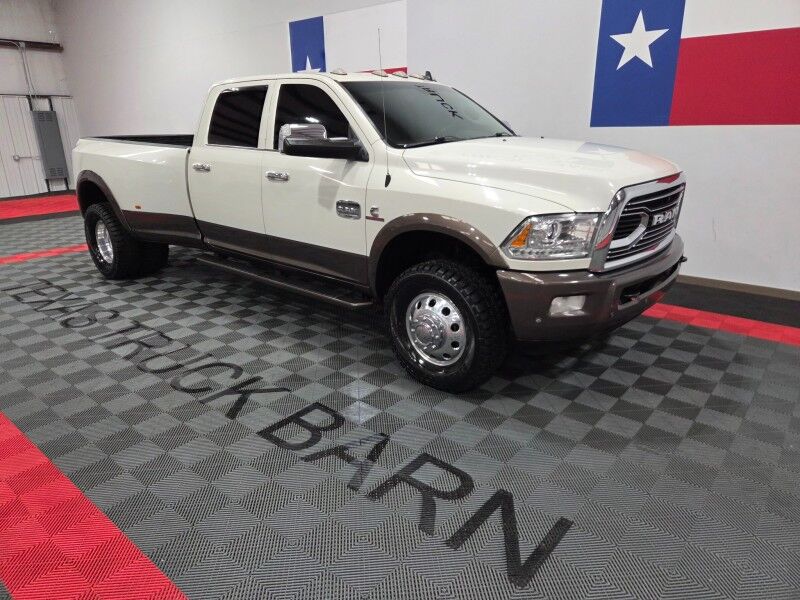 2018 Ram 3500 Longhorn 4WD Dually 6.7L Diesel AISIN Trans GPS Nav Camera New Tires FREE WARRANTY Arlington TX