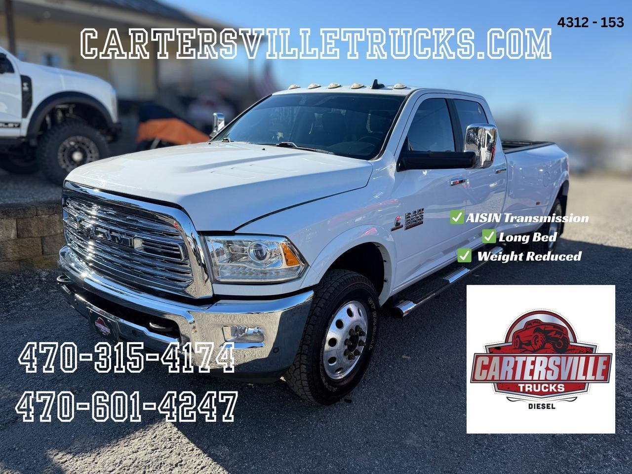 2018 Ram 3500 PENDING SALE*** Laramie 4X4 - DUALLY - AISIN - DELETED