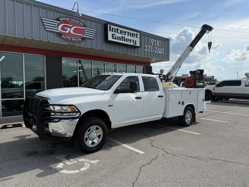2018 Ram 3500 SRW 4x4 Utility w/ Stellar EC3200 Crane Tradesman Collinsville OK