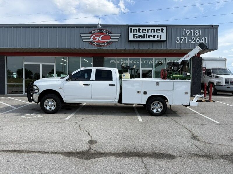 2018 Ram 3500 SRW 4x4 Utility w/ Stellar EC3200 Crane Tradesman Collinsville OK