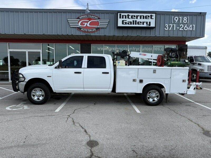 2018 Ram 3500 SRW 4x4 Utility w/ Stellar EC3200 Crane Tradesman Collinsville OK