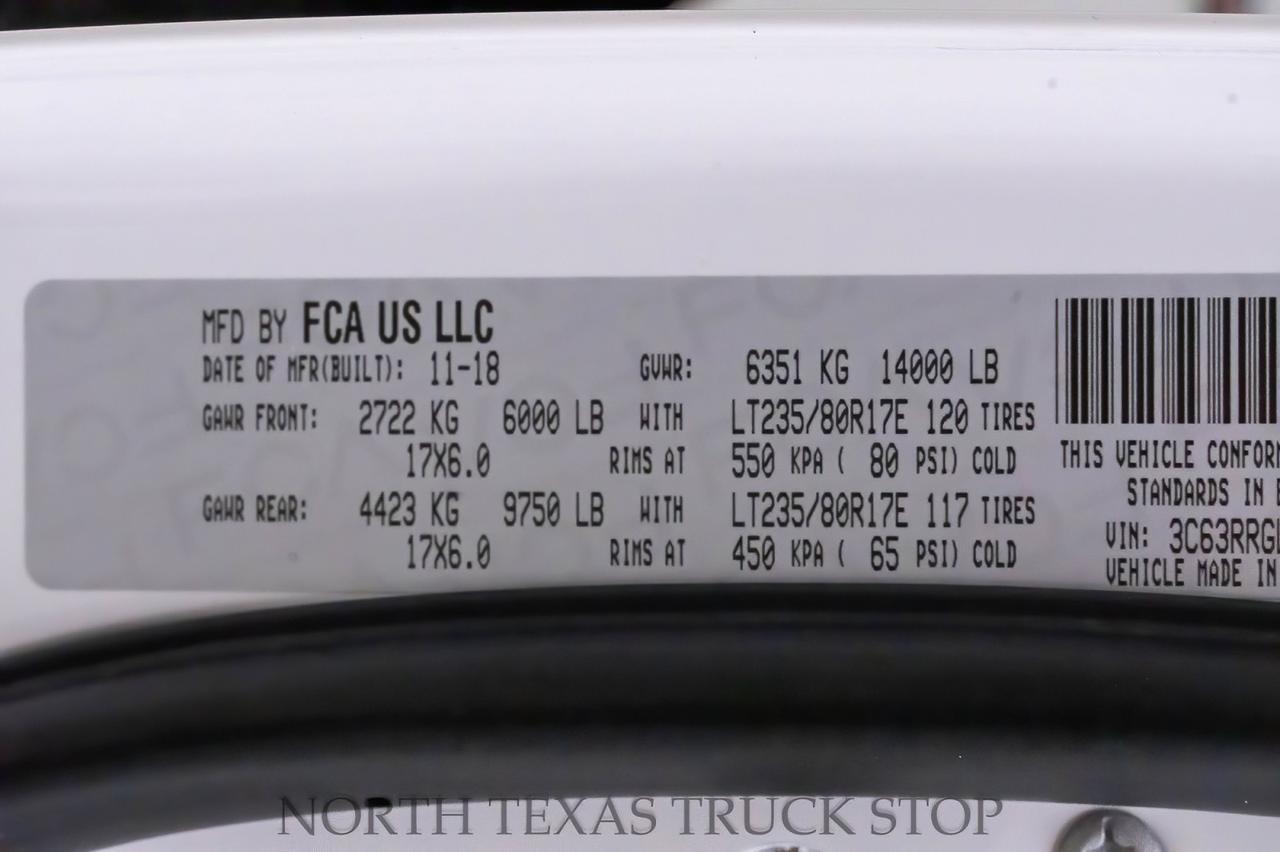 2018 Ram 3500 Tradesman 6.7L Cummins G56 6-Speed Manual 4X4 Mansfield TX