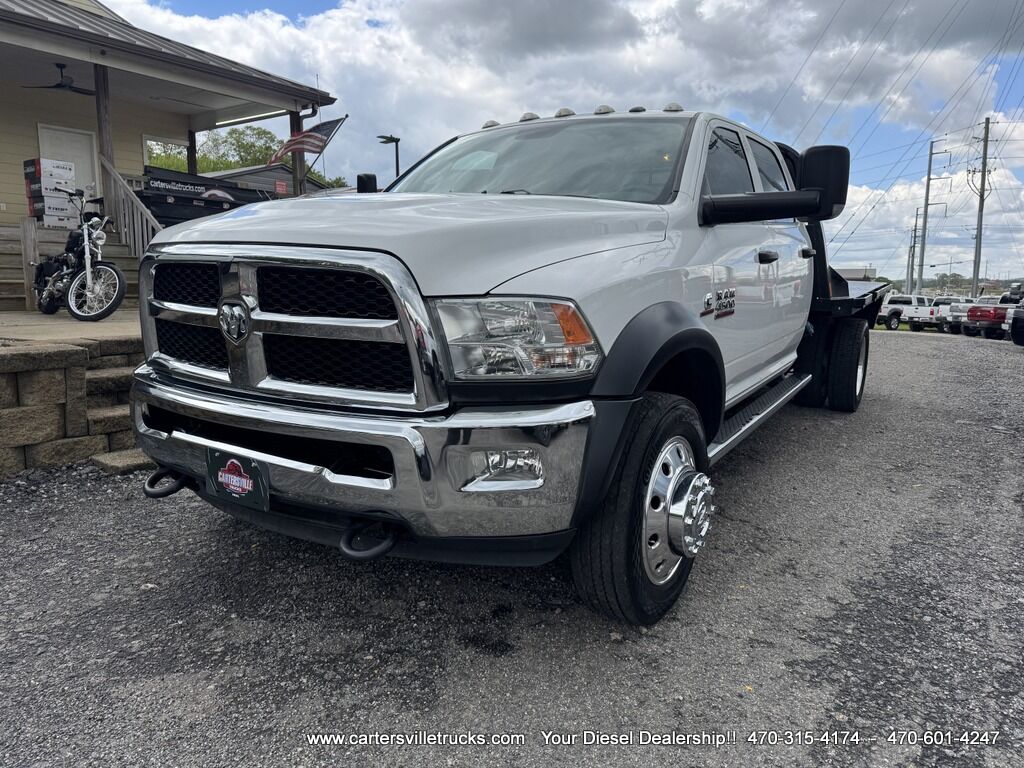2018 Ram 4500 Chassis SLT 4X4 - DUALLY -FLATBED - AISIN