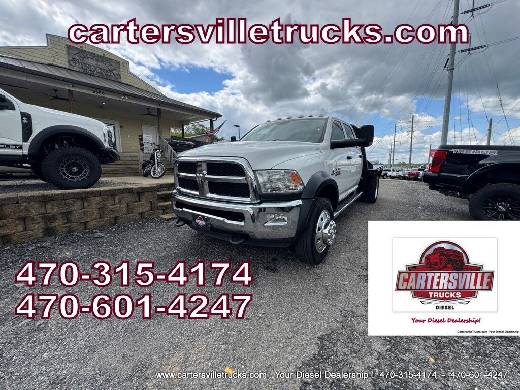 2018 Ram 4500 Chassis SOLD SOLD SOLD*** SLT 4X4 - DUALLY -FLATBED - AISIN