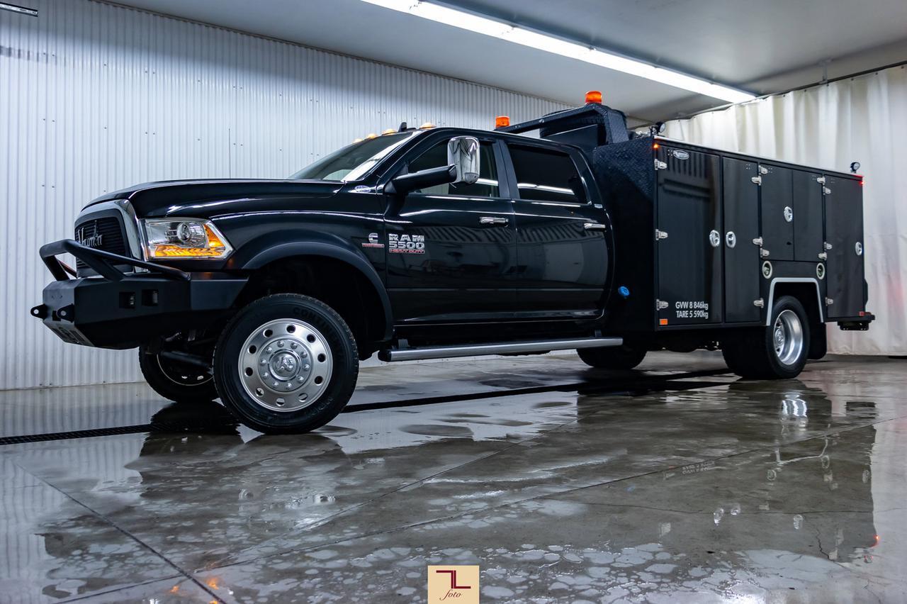 2018 Ram 5500 4x4 Crew Cab Laramie Diesel AISIN Mechanics Box Red Deer AB