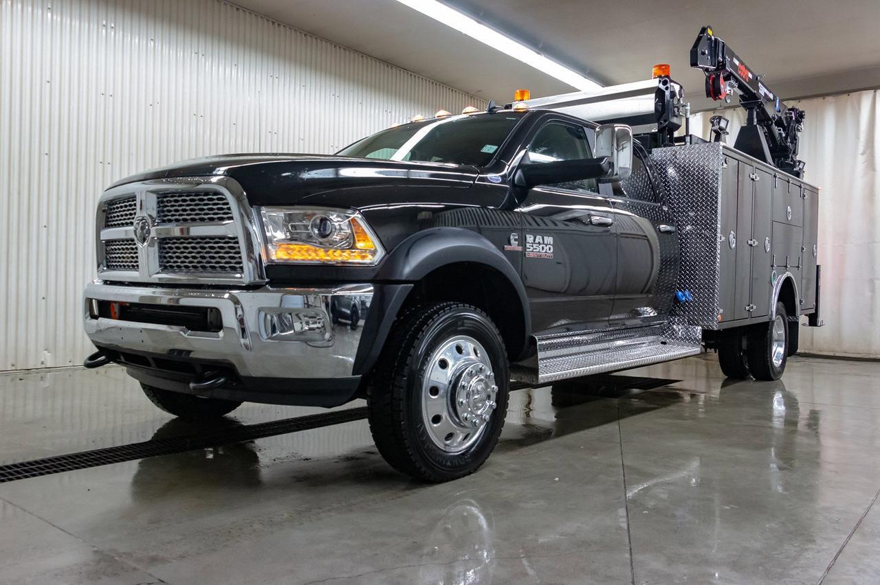 2018 Ram 5500 4x4 Crew Cab Laramie Mechanics Box Diesel Aisin Red Deer AB