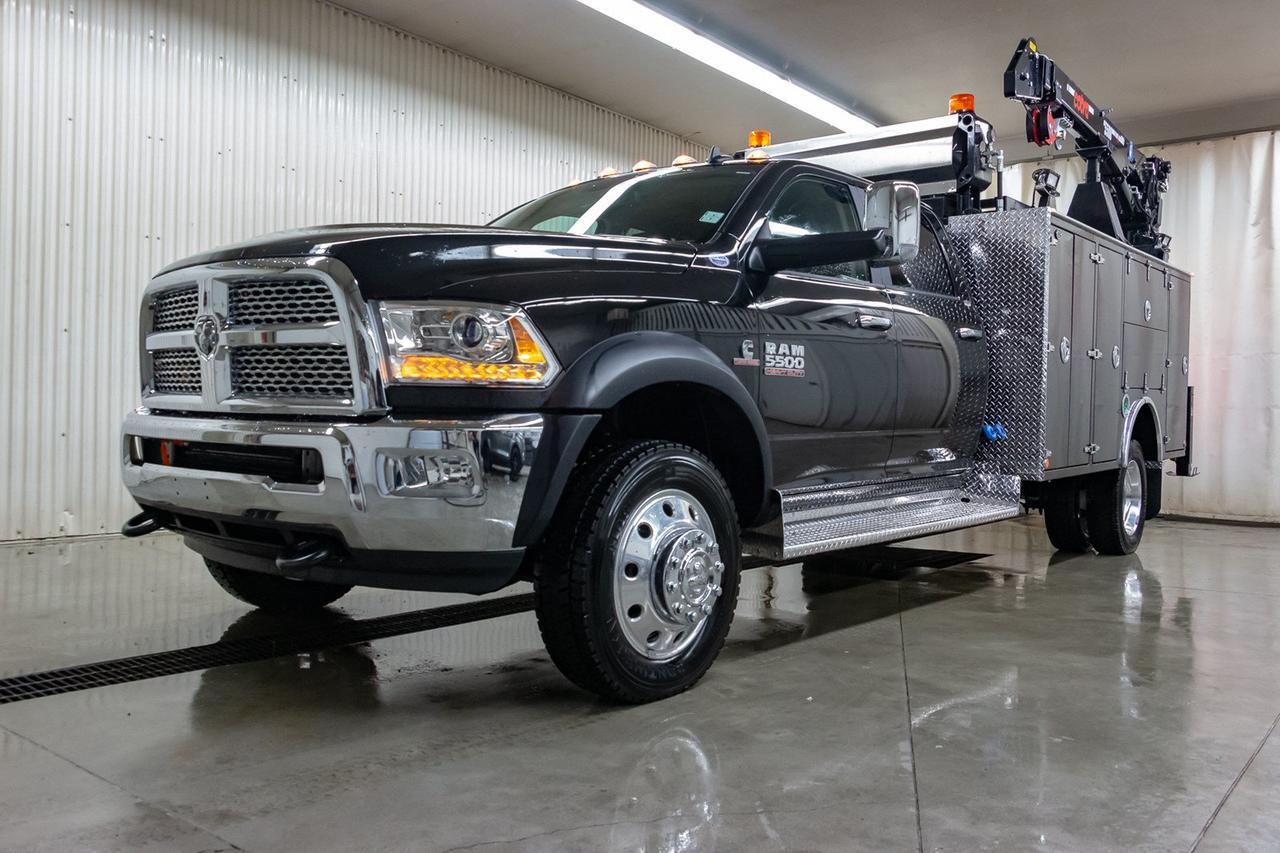 2018 Ram 5500 4x4 Crew Cab Laramie Mechanics Box Diesel Aisin Red Deer AB