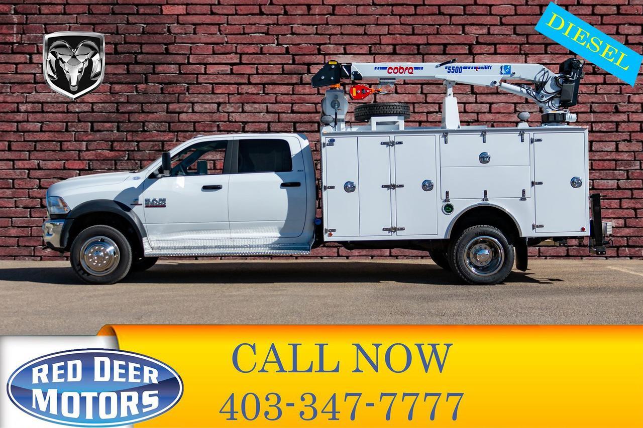 2018 Ram 5500 4x4 Crew Cab SLT Mechanic Box Diesel Aisin