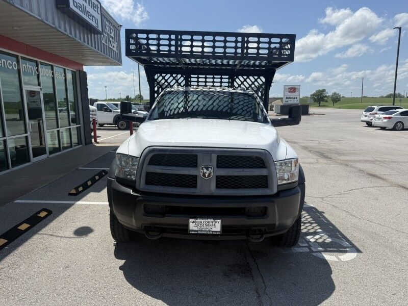 2018 Ram 5500 4x4 Diesel Stake Flatbed w/ Lift Tradesman Collinsville OK