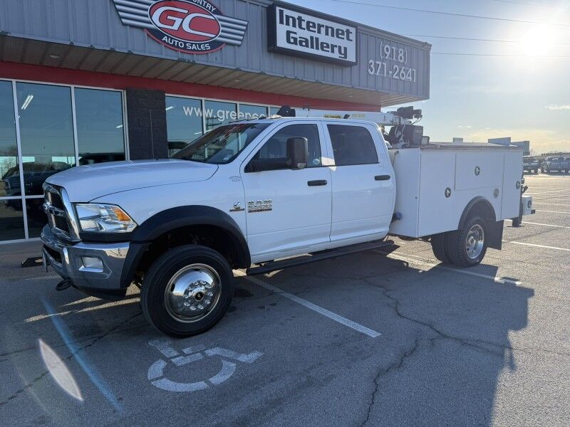 2018 Ram 5500 4x4 Diesel Utility w/ PSC6025 Crane Tradesman Collinsville OK